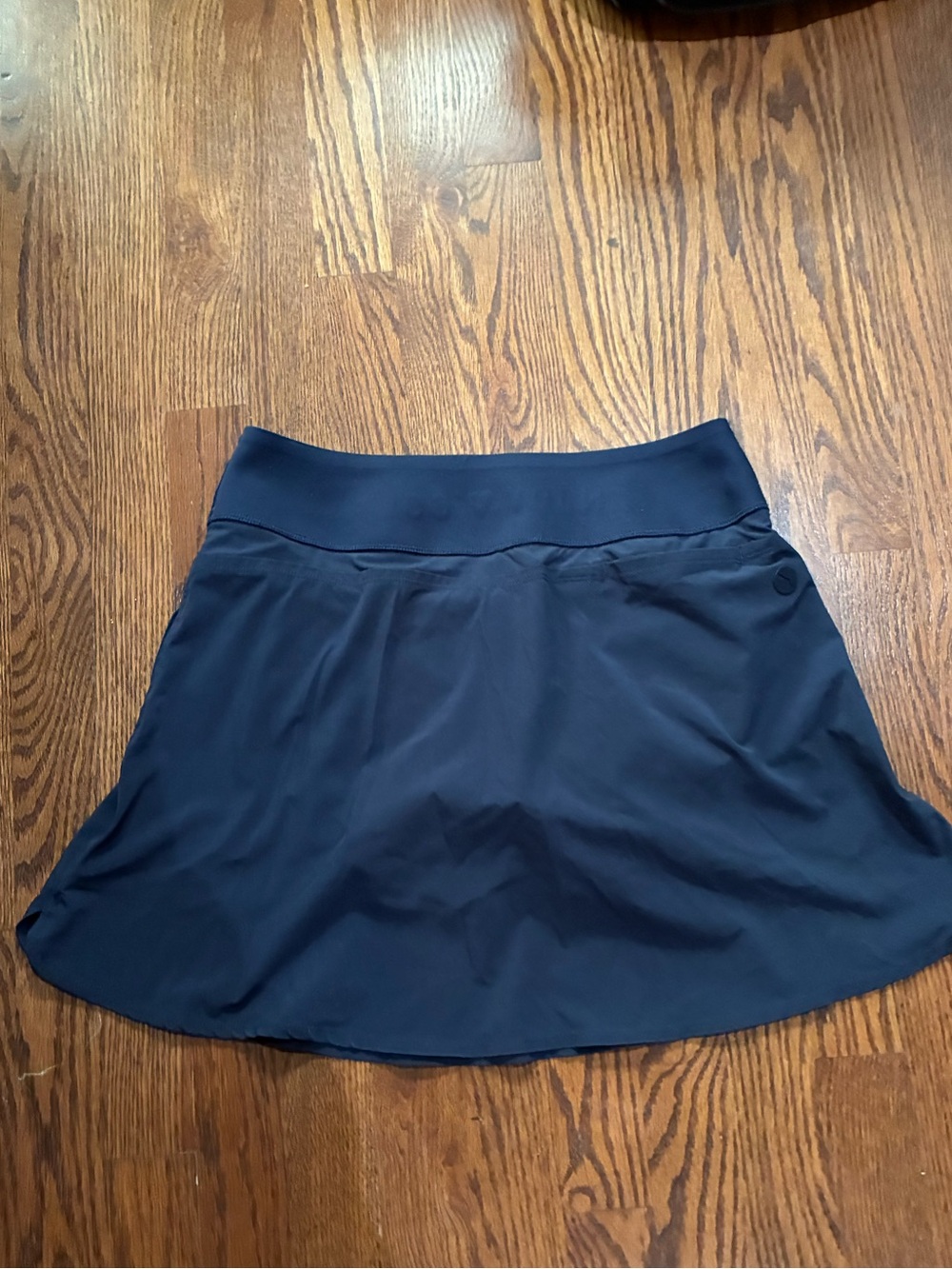 Puma Navy Circle Skater Skirt with Wide Waistband